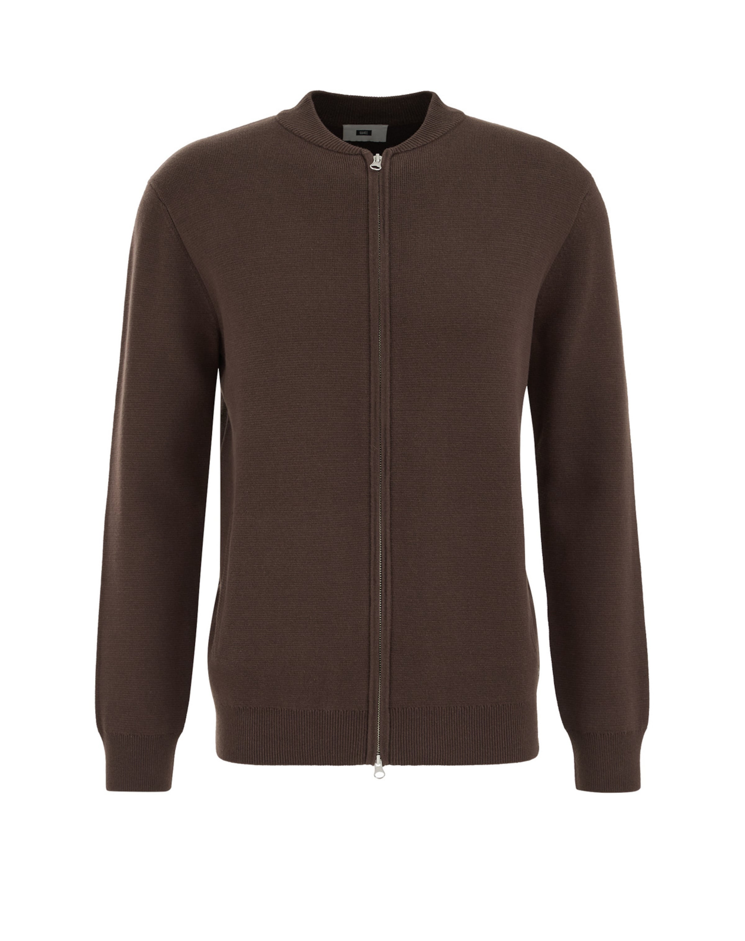 WE Fashion Kampsun, värv pruun: eest vaates