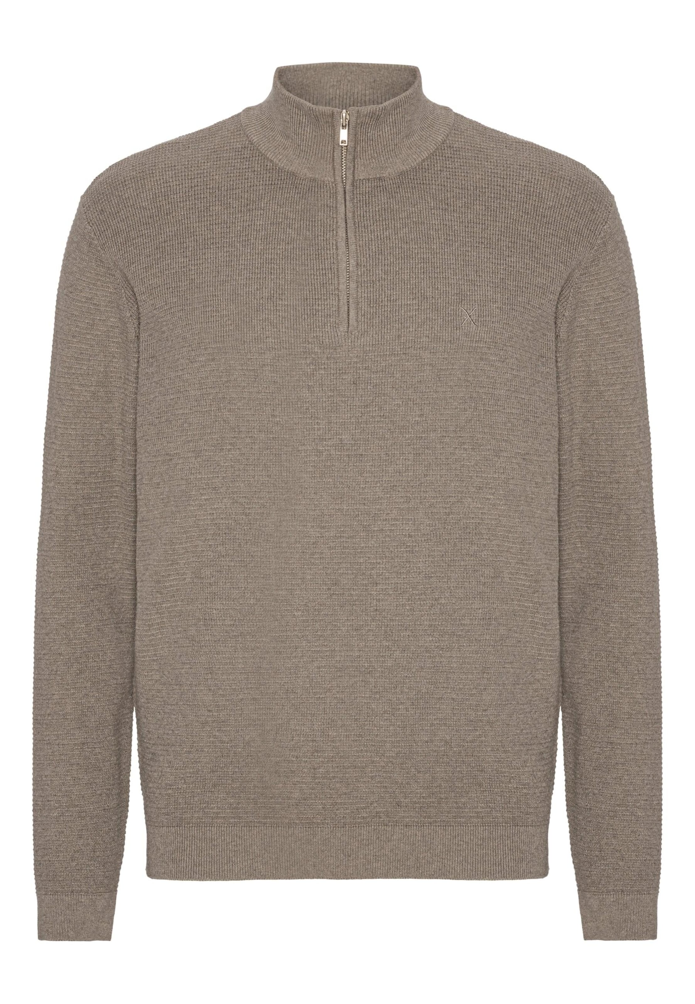 Clean Cut Copenhagen Svetr 'Oscar' – hnědá: přední strana