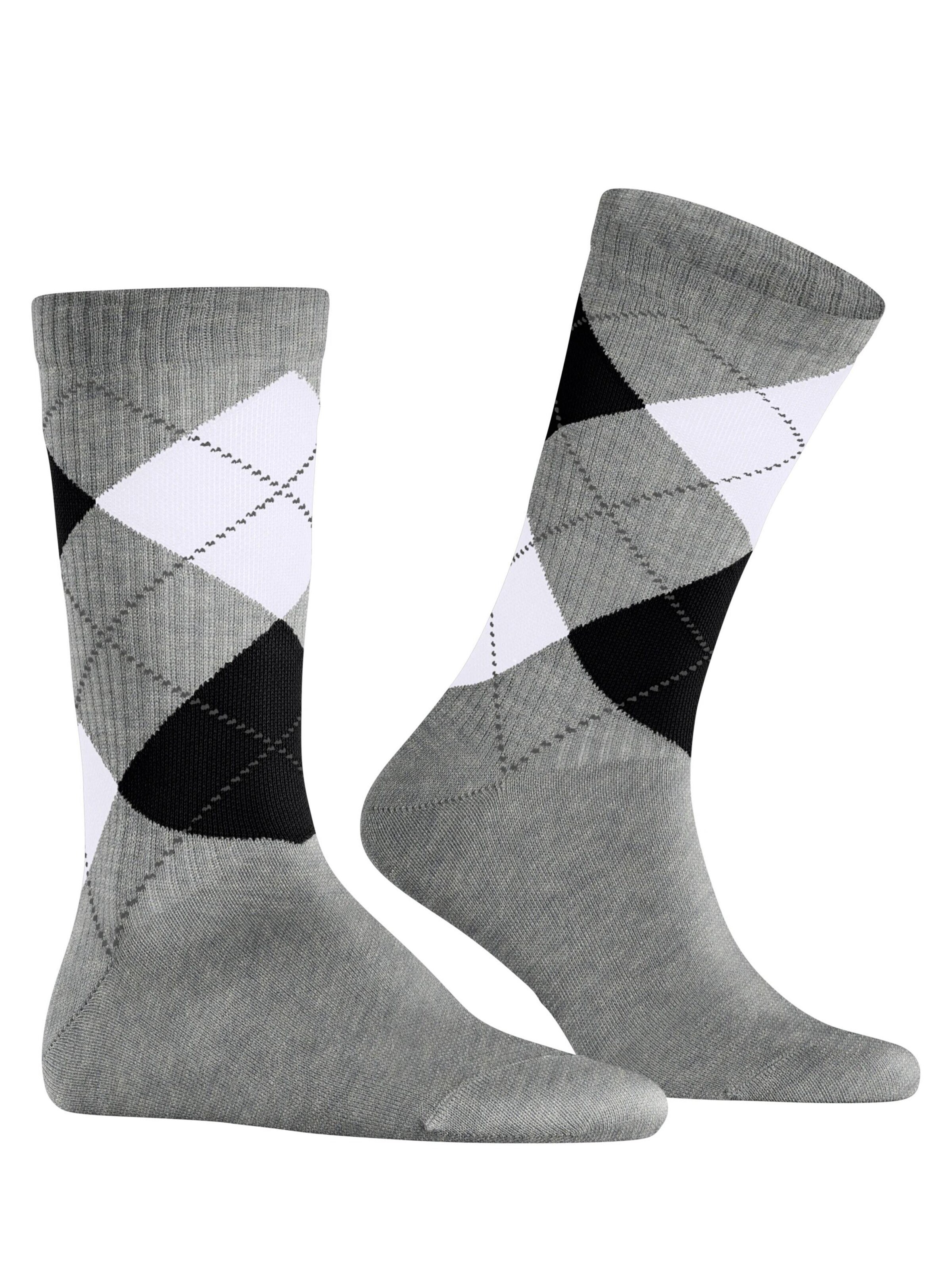 BURLINGTON Socks 'Rib Court' in Grey