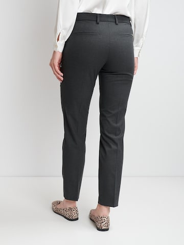 Slimfit Pantaloni per costume tradizionale 'Elena 8670' di W. Wegener in grigio