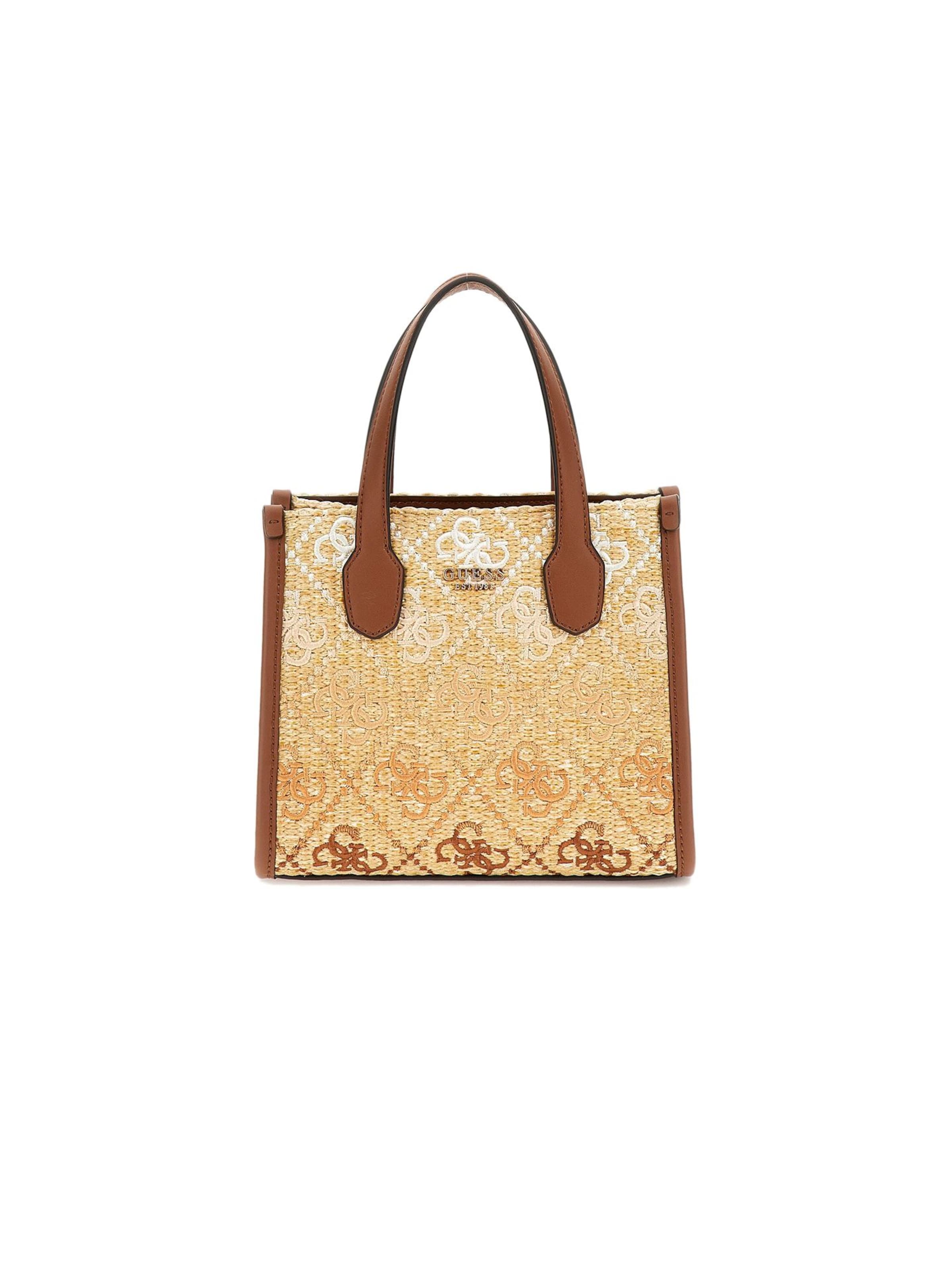 GUESS Handtasche 'SILVANA 2'‌‌‌‌‌ in Braun: Vorderseite