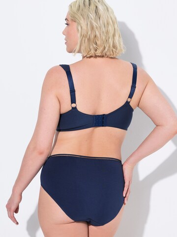 Ulla Popken Minimiser Bra in Blue
