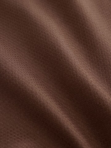 Next Slim Fit Hemd in Braun
