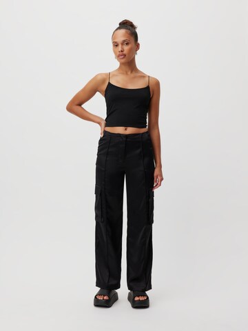 LeGer by Lena Gercke Regular Trousers with creases 'Michelle' in Black