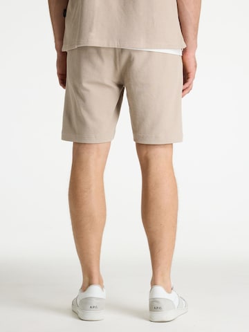 CHASIN' Regular Broek 'Slate.S Structure' in Beige