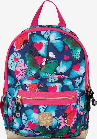 Pick & Pack Backpack in Blue: front