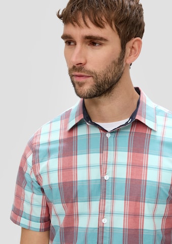 Coupe slim Chemise s.Oliver en bleu