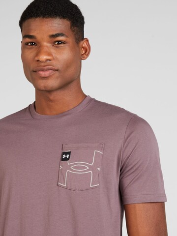 T-Shirt fonctionnel 'Elevated Core' UNDER ARMOUR en rose