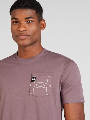 T-Shirt fonctionnel 'Elevated Core' UNDER ARMOUR en rose