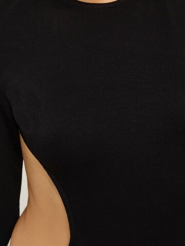 Hiccup Shirtbody in Schwarz