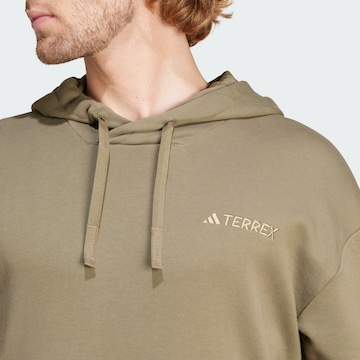 ADIDAS TERREX Athletic Sweatshirt in Green