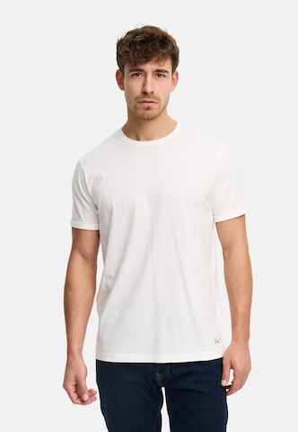 INDICODE JEANS Shirt 'INHerbst' in Wit: voorkant