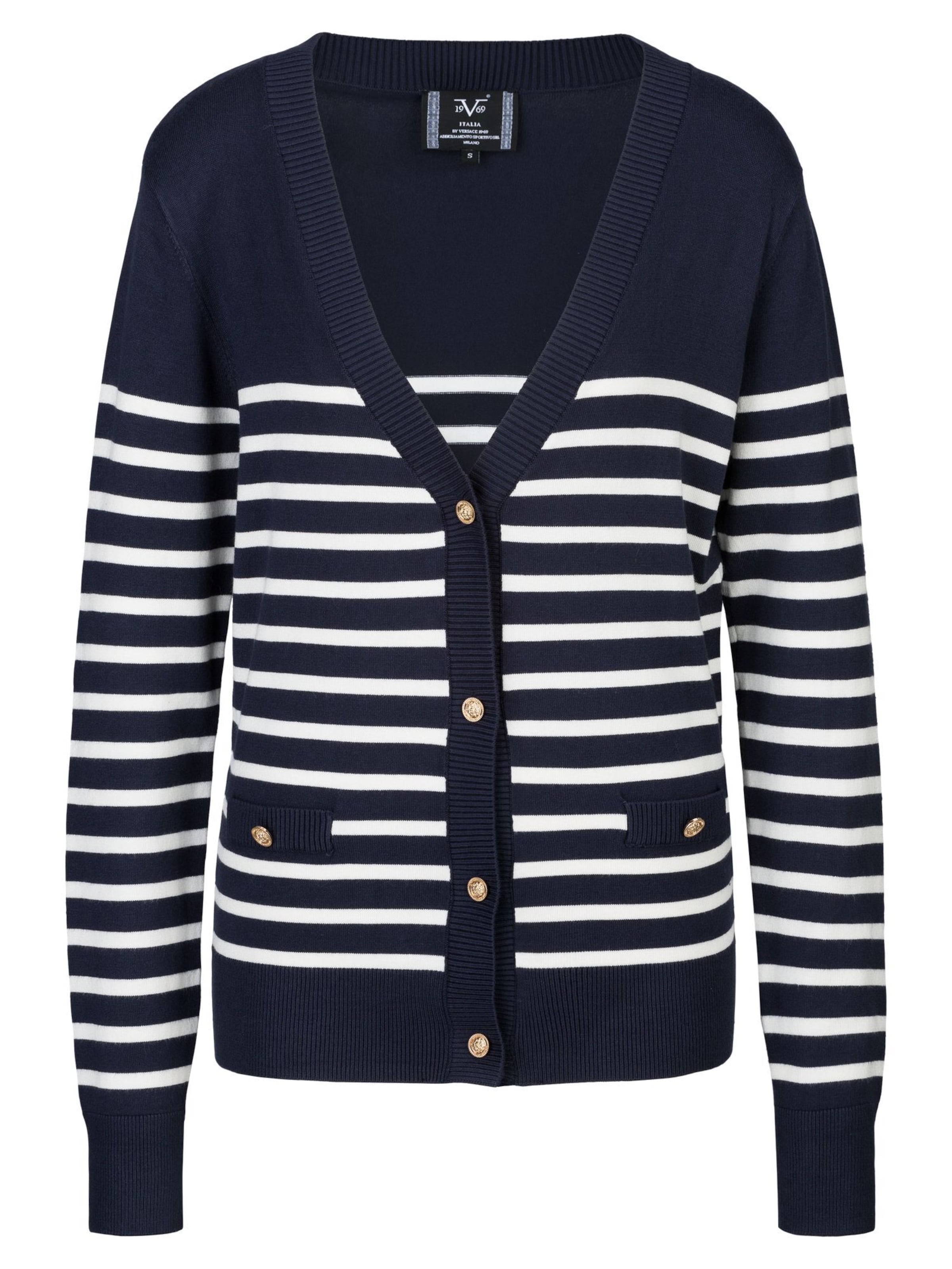 Giacchetta 'Fulvia' di 19V69 ITALIA in blu: frontale