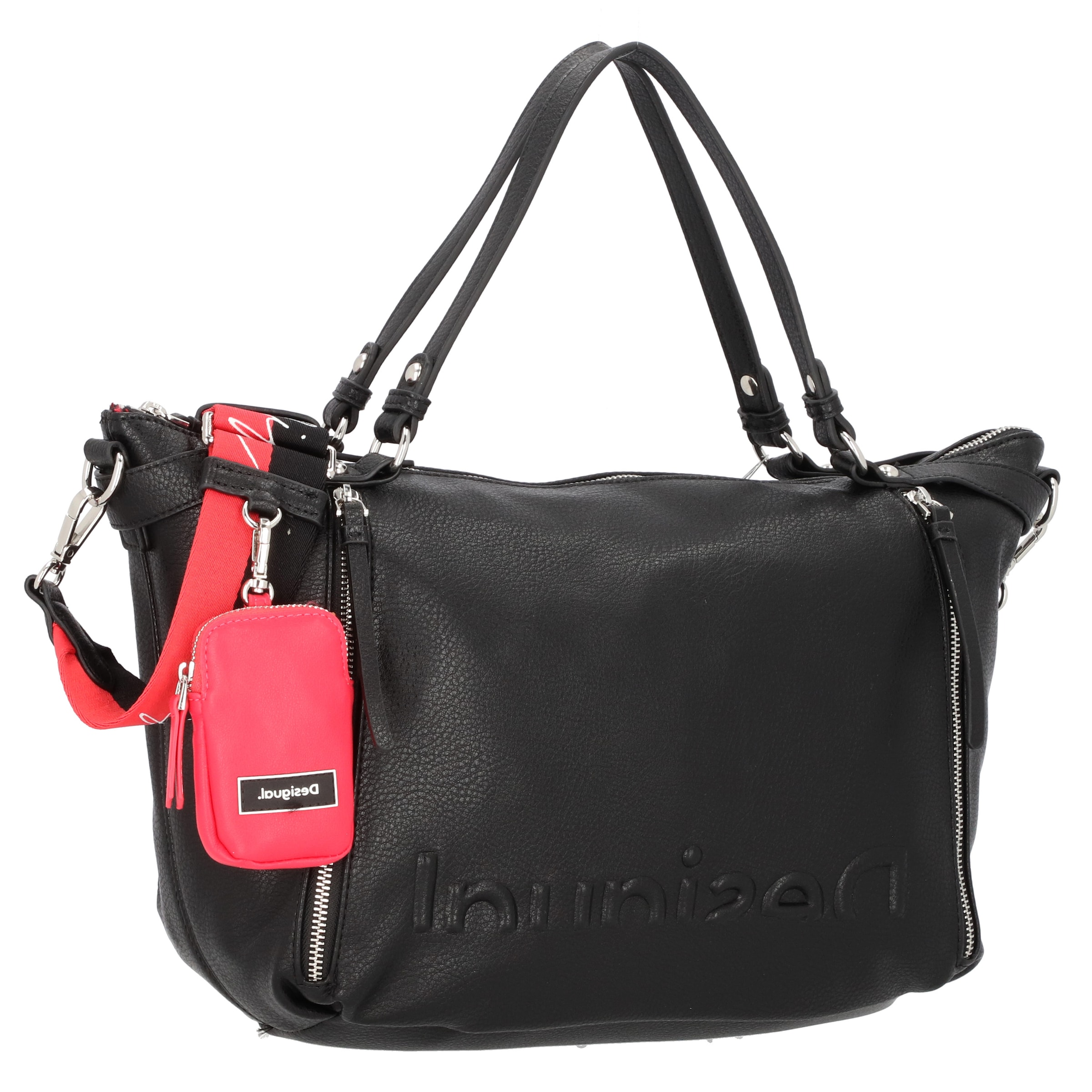 Frauen Taschen & Rucksäcke Desigual Handtasche in Schwarz - HE81513 Frauen Taschen & Rucksäcke Desigual Handtasche in Schwarz - HE81513