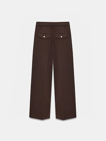 Wide leg Pantaloni di Dilvin in marrone
