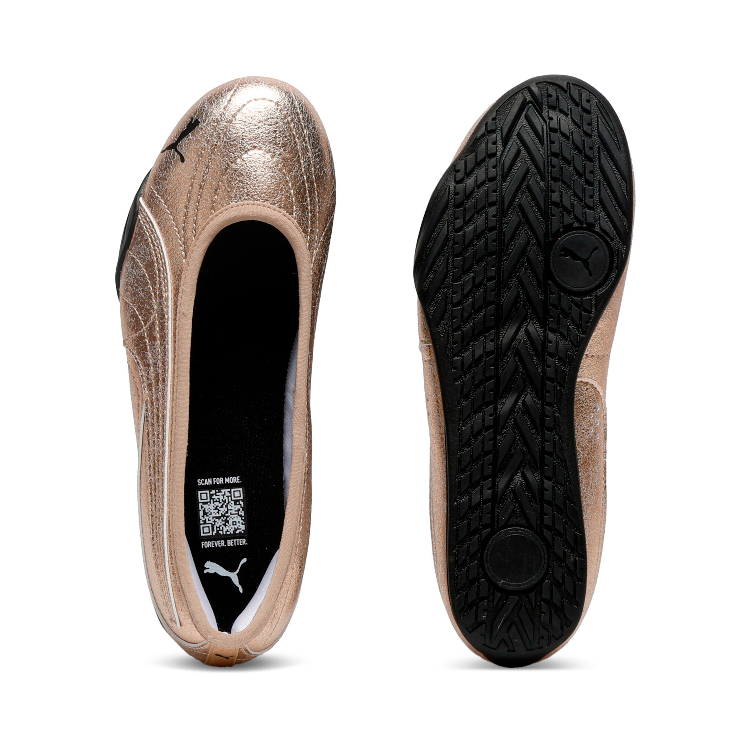 PUMA Ballet Flats in Gold