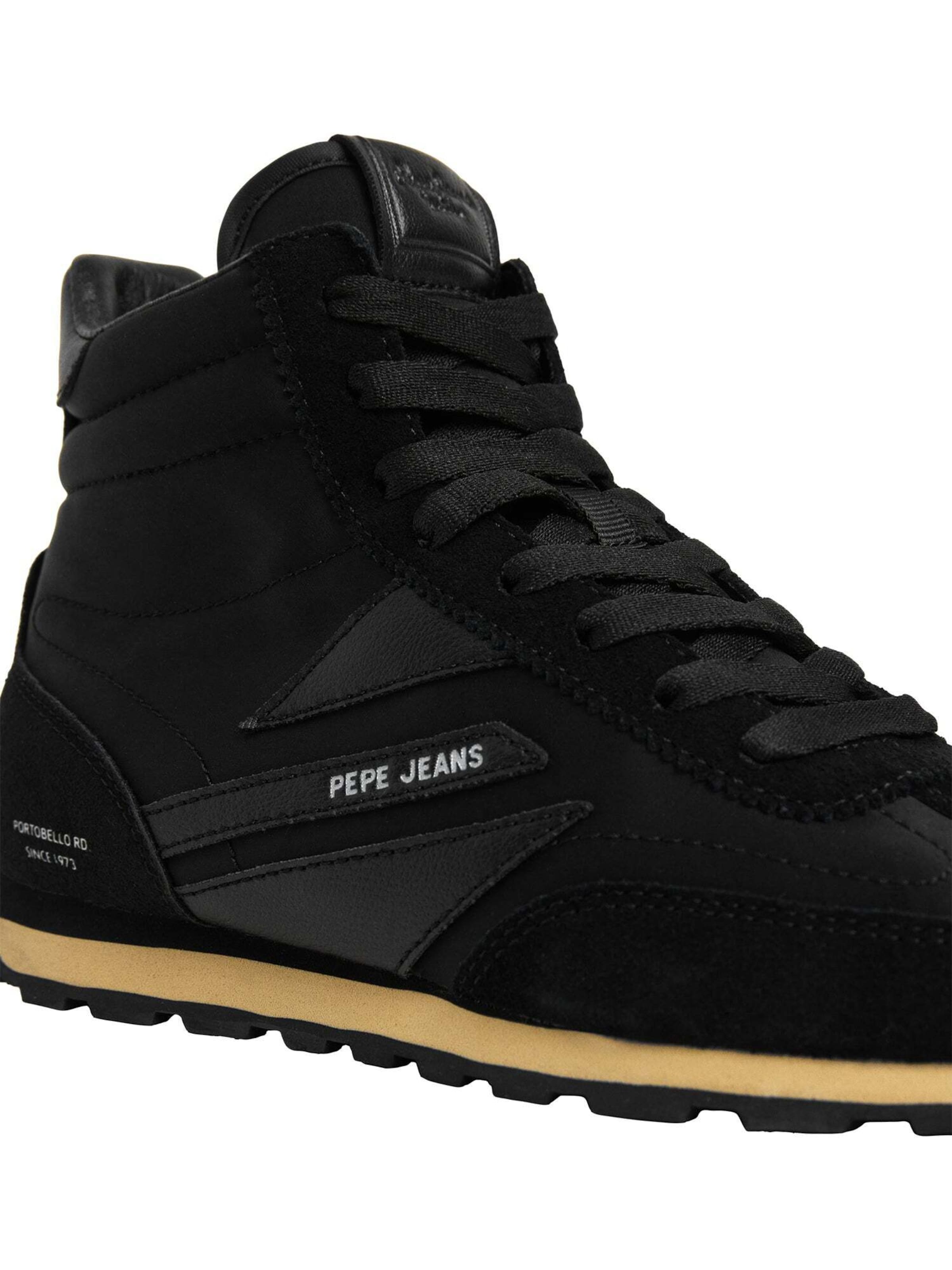 Pepe Jeans Sneaker  'Jane Nice' in Schwarz