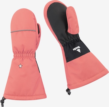 Gants 'BUNNYDO' WeeDo en rose : devant