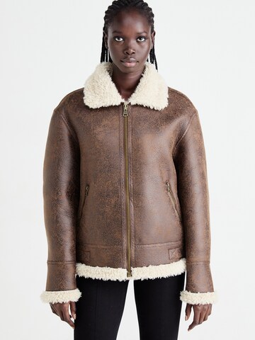Lee Winter jacket in Brown: front