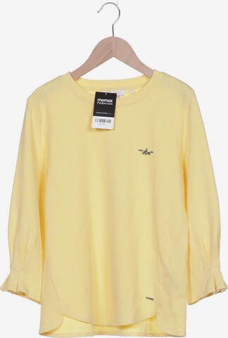 TOM TAILOR DENIM Sweatshirt & Zip-Up Hoodie in S in Yellow: front