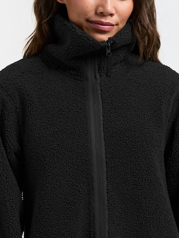 Didriksons Fleece jas 'Umi' in Zwart