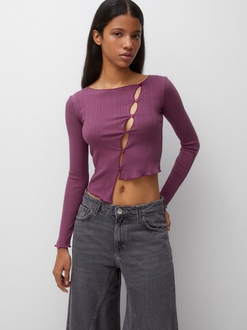 Pull&Bear Shirt in Pink: Vorderseite