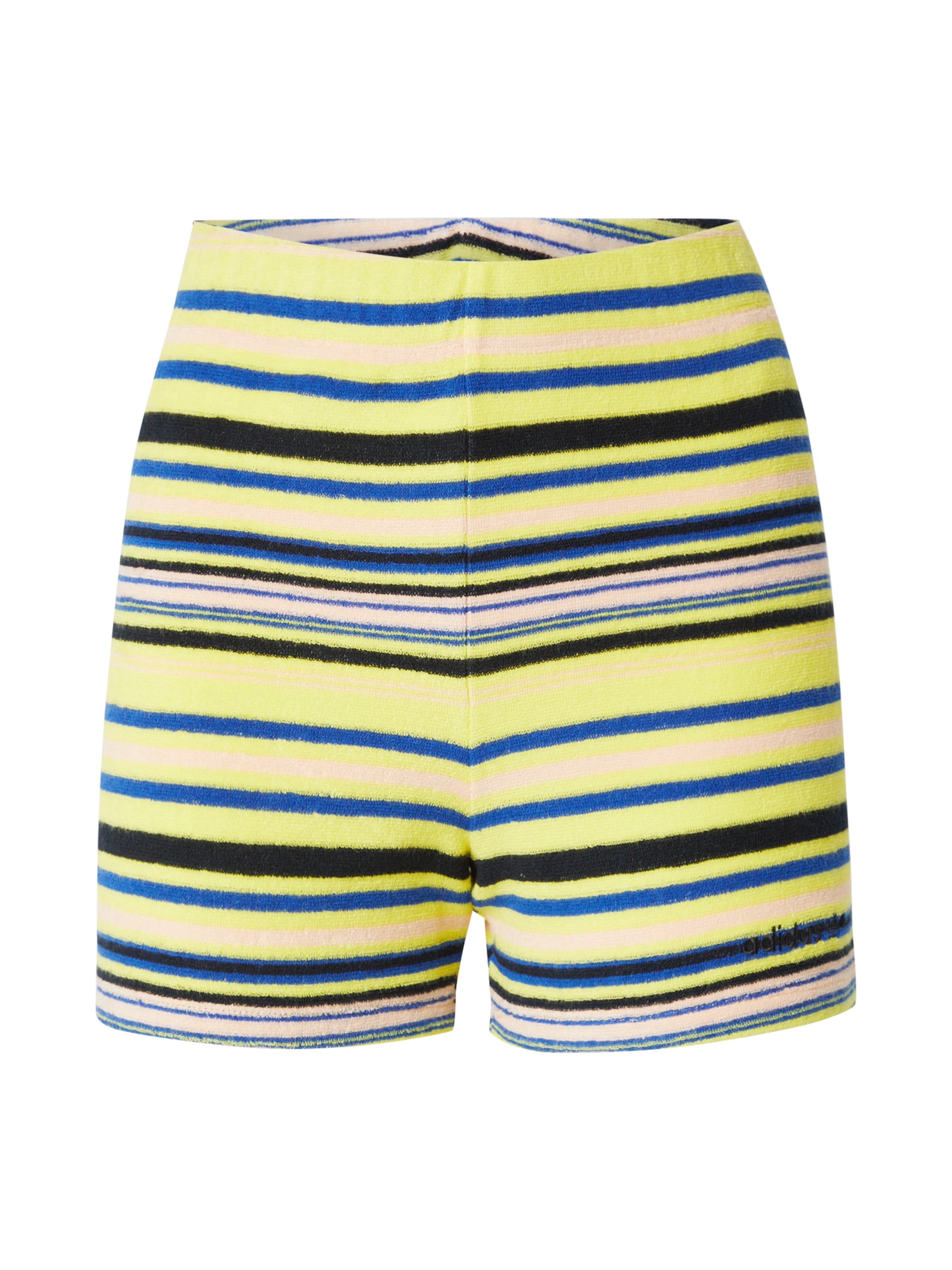 ADIDAS ORIGINALS Pantalon en bleu / jaune clair / orchidée / noir, Vue avec produit