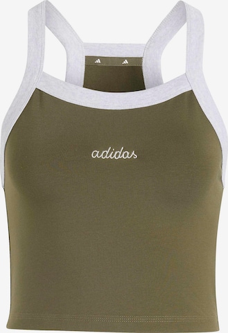 ADIDAS SPORTSWEARSportski top 'Seasonal Essentials' - zelena boja: prednji dio
