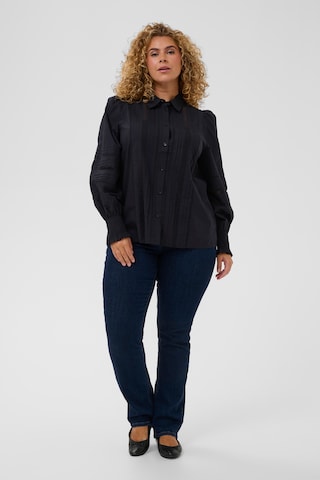 KAFFE CURVE Blouse 'KCbelli' in Black