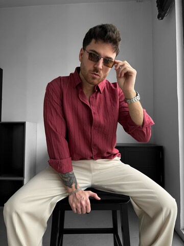 Kleidermafia Regular Fit Hemd‌‌‌‌‌‌ in Rot