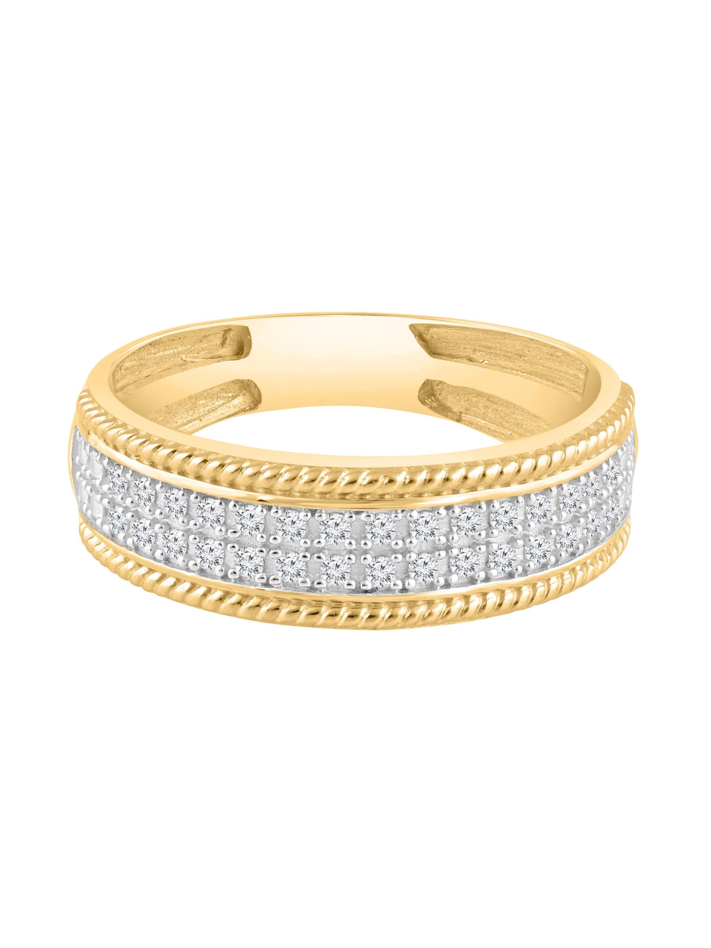 Diamant Exquis Ring in Gold: front