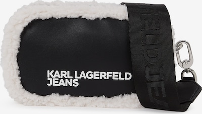 KARL LAGERFELD JEANS Torba preko ramena u crna / bijela, Pregled proizvoda