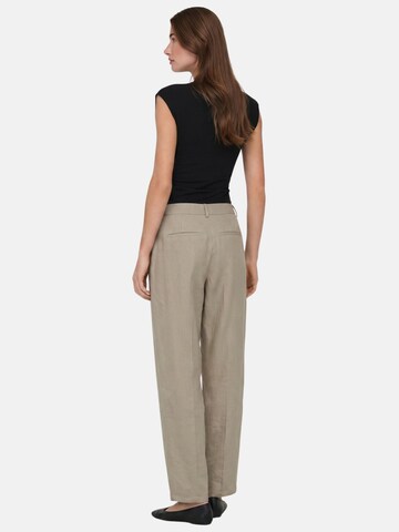 ONLY Barrel Spodnie 'ONLRINIA LIFE HW BARRIEL PANTALONE' w kolorze beżowy