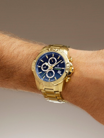 Montre à affichage analogique 'Chronograph Timeless Chronograph' FESTINA en or