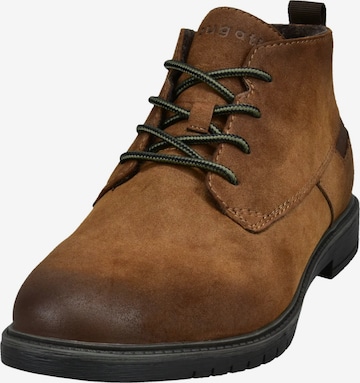 bugattiČizme sa vezicama - smeđa boja: prednji dio