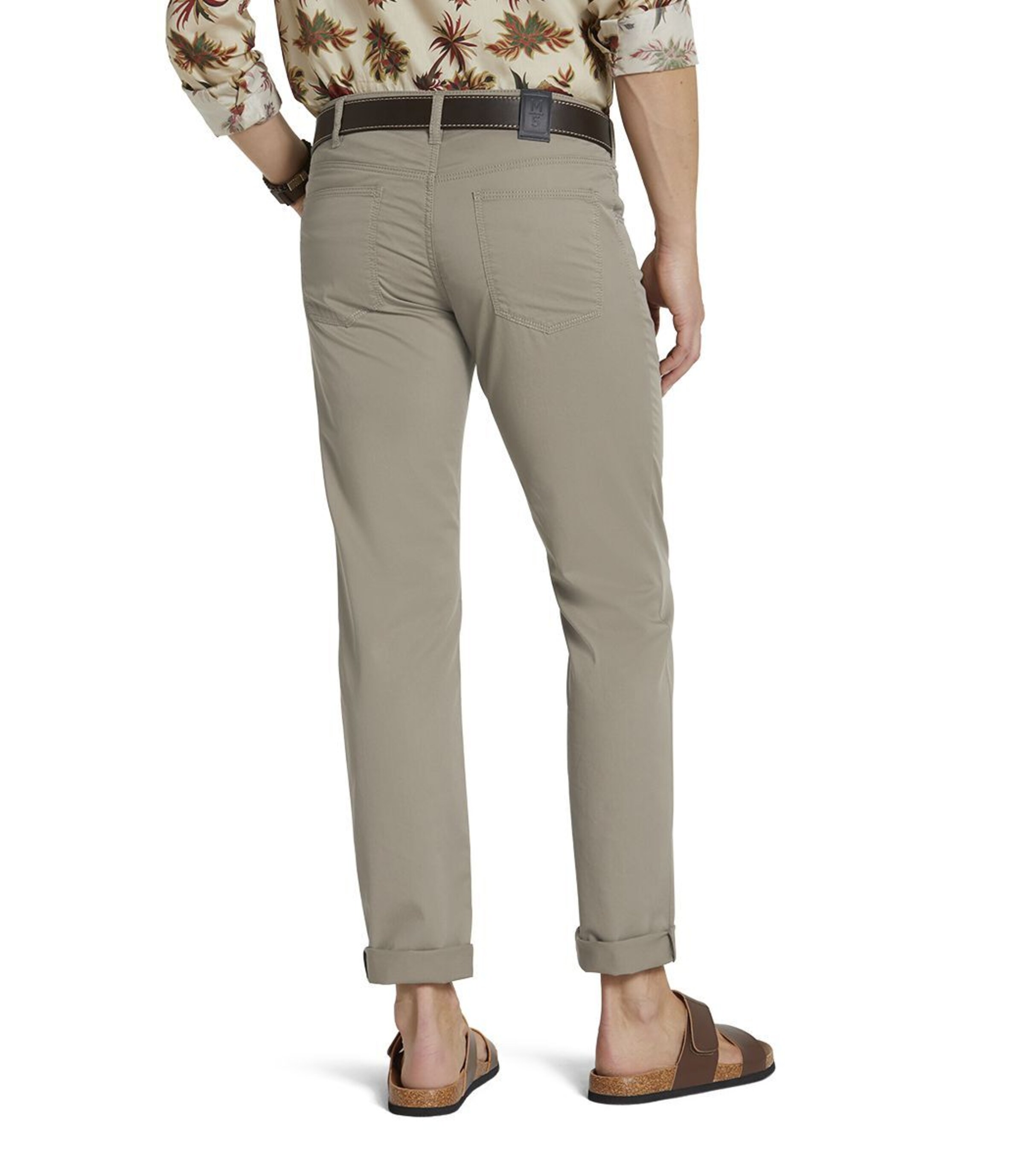 Regular Pantalon Meyer Hosen en beige