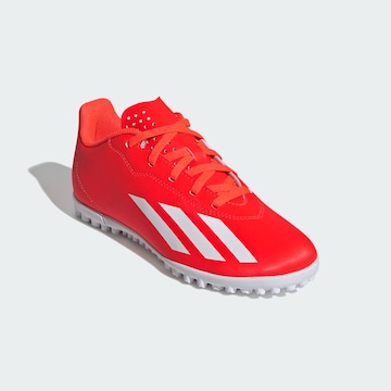 Chaussure de sport 'X Crazyfast Club TF' ADIDAS PERFORMANCE en rouge