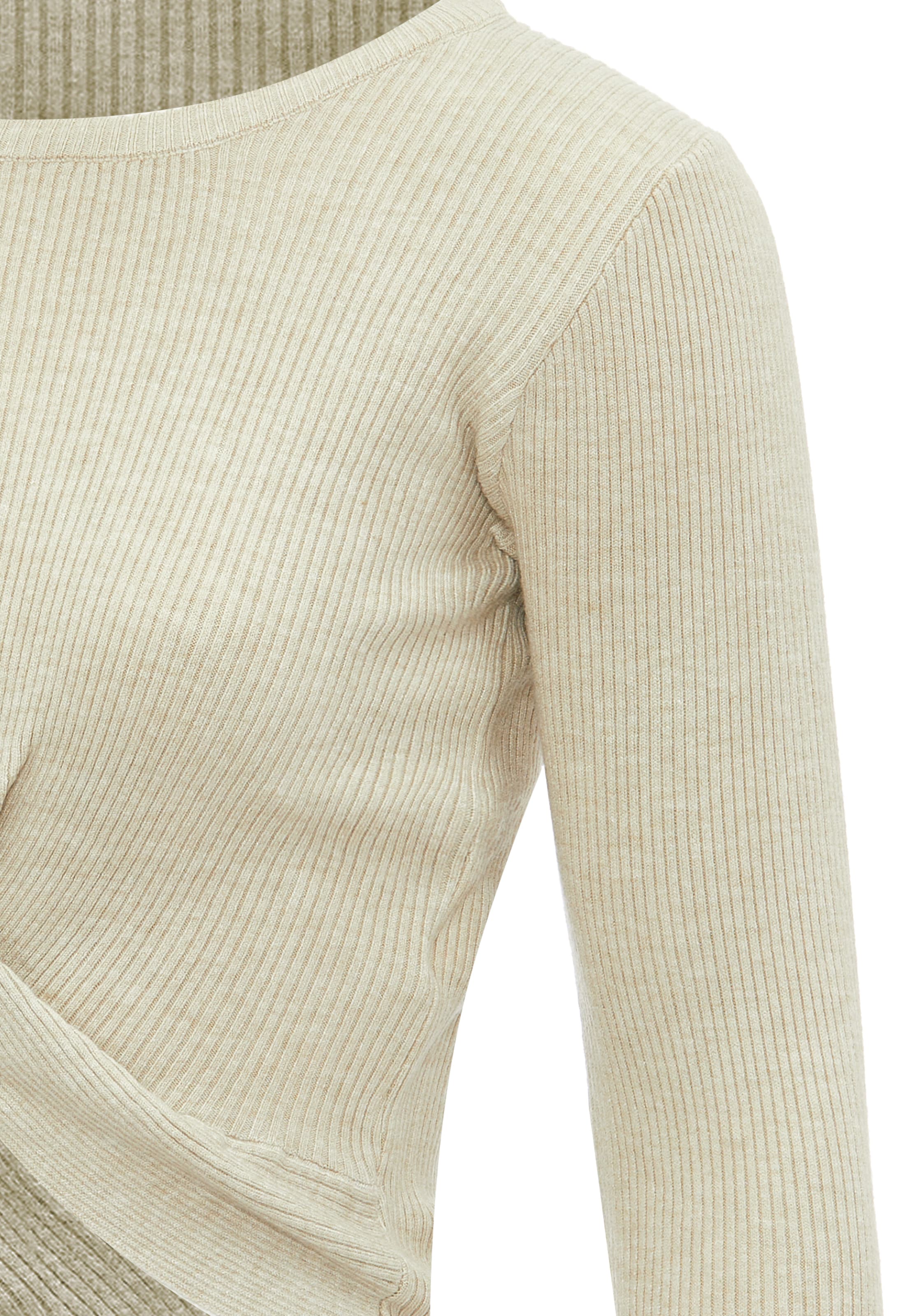 leo basics Pullover in Beige