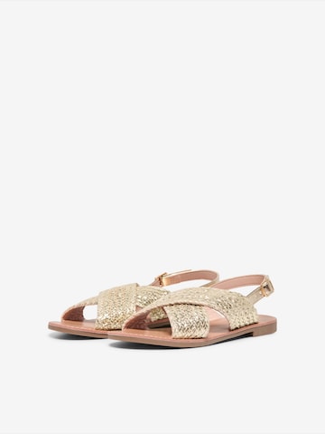 ONLY Sandals 'ONLMANDALA-19' in Gold