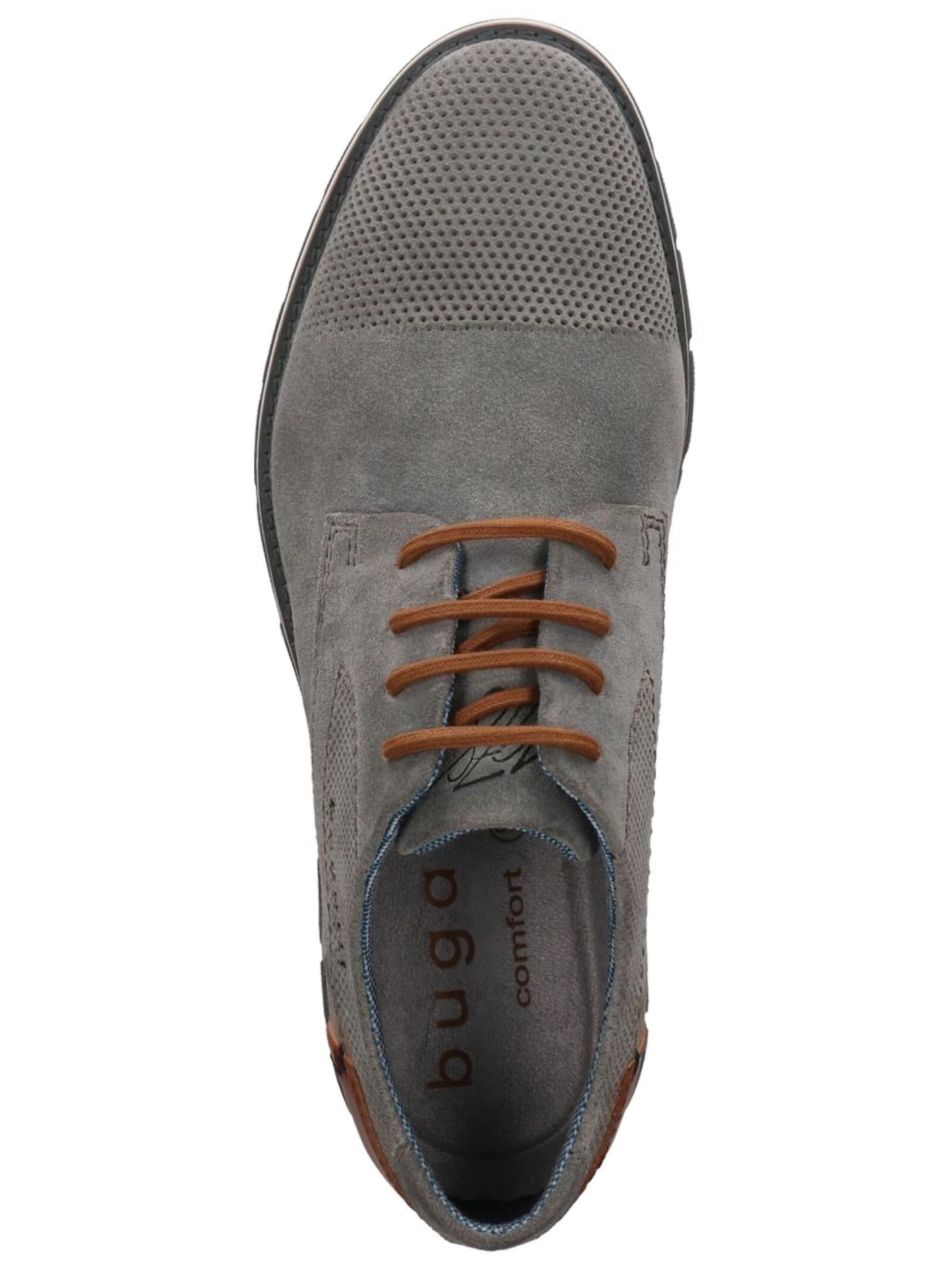 bugatti Nauhakengät 'Simone' värissä harmaa