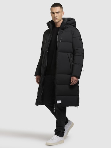 khujo Winter coat 'Rigo Matt-YM' in Black