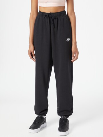 Loosefit Pantaloni de la Nike Sportswear pe negru: față