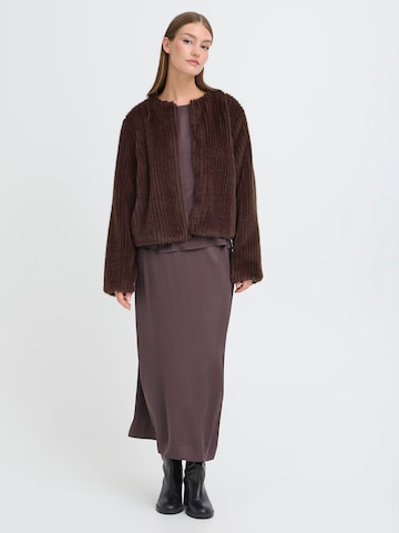 ICHI Between-Season Jacket 'IHCIKORA' in Brown