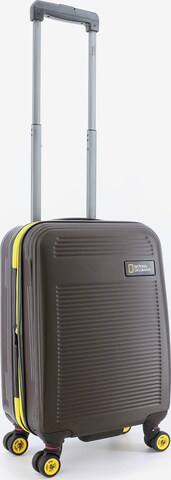 National Geographic Suitcase 'Aerodrome' in Brown: front