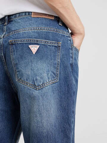 GUESS Originals Bootcut Kavbojke | modra barva