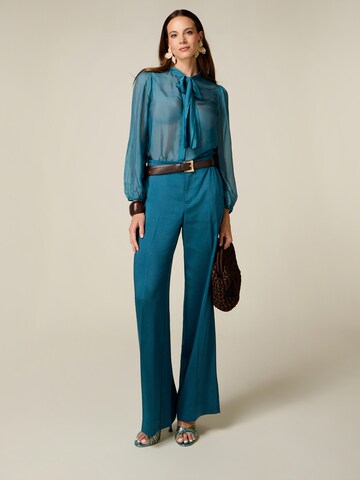 oltre - Ropa ancha Pantalón en azul