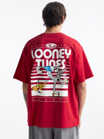 Pull&Bear T-Shirt in Rot: Vorderseite