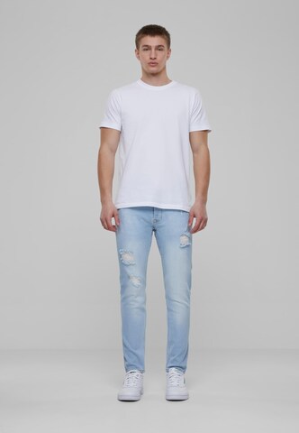 2Y Premium Regular Jeans in Blau