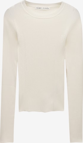 Pull&Bear Tröja i beige: framsida