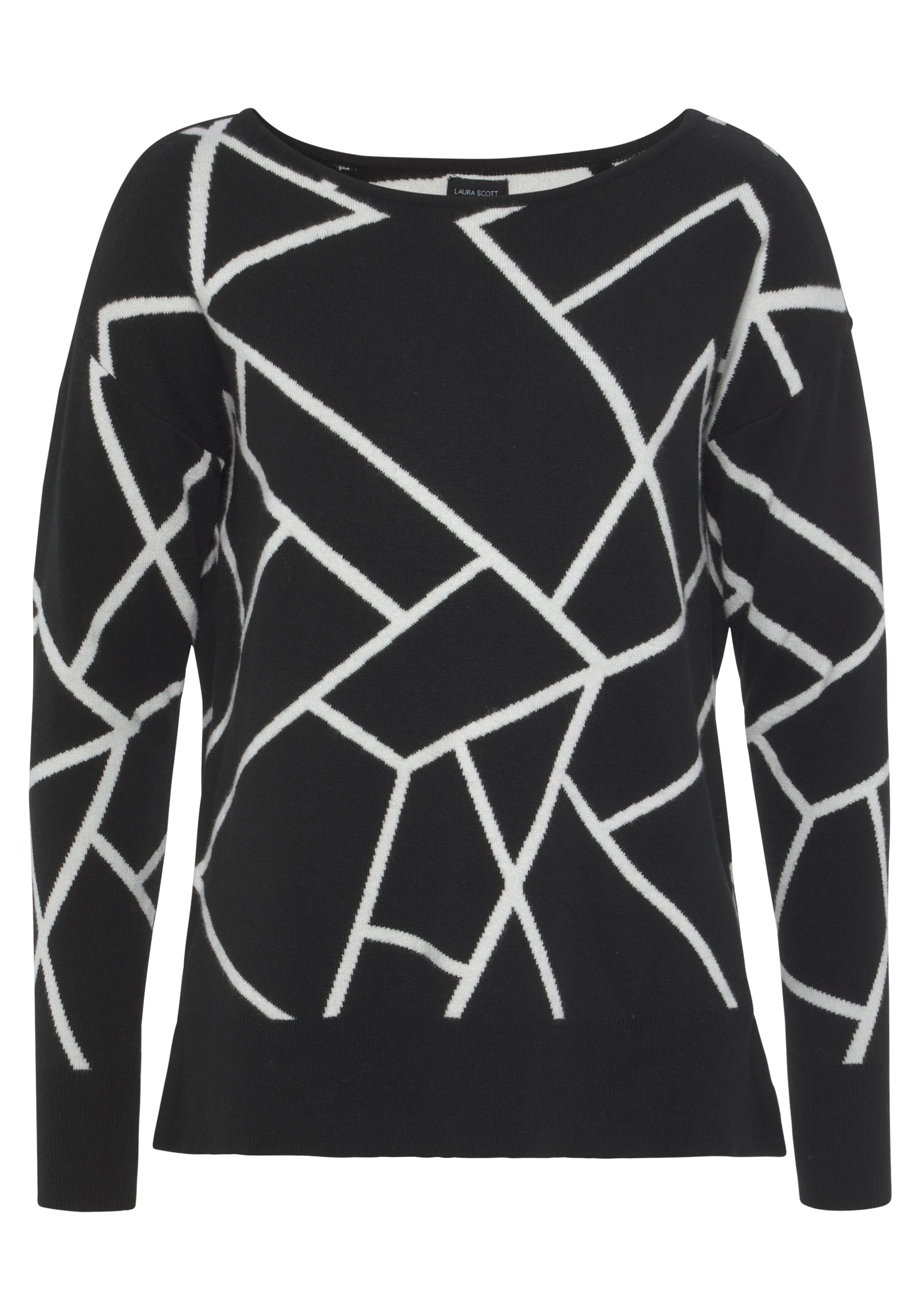 LAURA SCOTT Sweater in Black: front